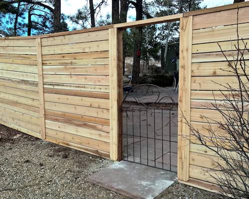 Horizontal Privacy Fence Horizontal Privacy Fence